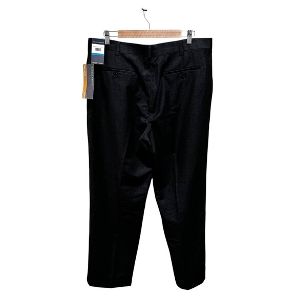 Perry Ellis Portfolio Mens Size 36 x 32 Neo-Luxe Black No-Iron Dress Pant‎ NWT - Picture 4 of 7